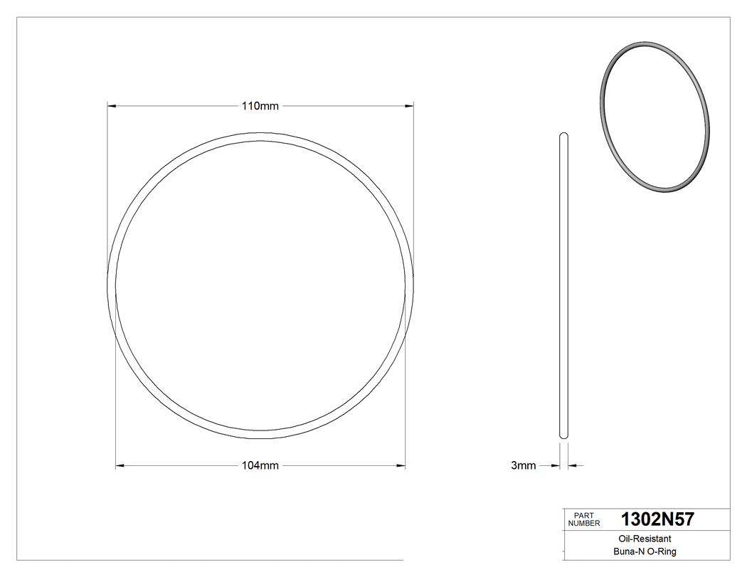 Technical drawing - 1302N57